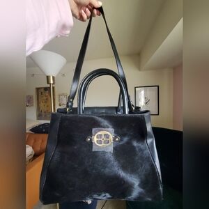 Never used! IMAN 100% split leather  purse